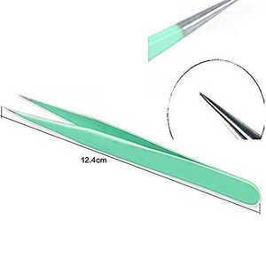 Nuevas Pinzas de Aislamiento Especiales de Lujo para Pestañas, de la Mejor Calidad, con Logotipo Personalizado, de Acero Inoxidable Profesional, con Color y Tamaño Personalizables - Product Image 1