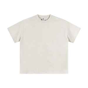 เสื้อยืดโอเวอร์ไซส์ถักนิตเนื้อหนาคุณภาพสูง ขายส่ง ผ้าฝ้าย 100% ซักแล้ว ออกแบบเองได้ เป็นมิตรกับสิ่งแวดล้อม ระบายอากาศได้ดี สำหรับผู้ชาย - Product Image 4