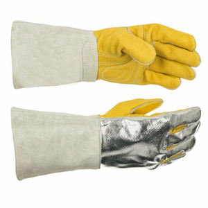 Nuevos guantes de soldadura de cuero de precio barato al por mayor 2025 con protección de manos de alta calidad 100% - Product Image 2