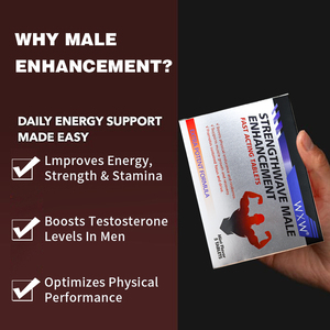 Complément alimentaire en bandelettes pour la santé masculine, à base de racine de maca biologique et d'extrait de plante de la chèvre cornée, à force personnalisable - Product Image 2