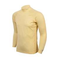 Chemises de golf pour hommes Fit Golf Premium, style vintage, tissu tricoté respirant, manches courtes, couche de base unisexe pour le golf