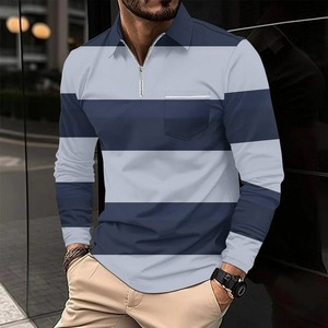 Polos de moda informales personalizados para hombre de verano de alta calidad al por mayor, camisetas de polo, camisetas de manga teñida con límites - Product Image 6