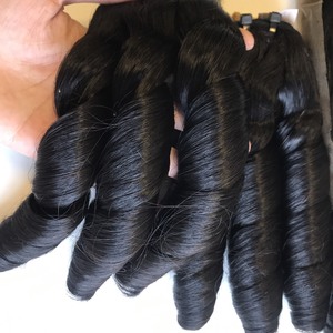 Prix bon marché cheveux humains non transformés SDD printemps Curl Bundle fermeture cheveux vierges vietnamiens crus cuticule alignée peut être teint - Product Image 3