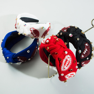 ที่คาดผมคุณภาพสูง ประดับลูกปัด สำหรับงานเลี้ยง ฟุตบอลอเมริกัน ฟุตบอล  สไตล์ยุโรปและอเมริกา - Product Image 6