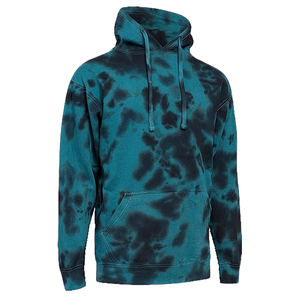 High Quality Cotton Zip-Up Tye Die Hoodie with Acid <b>Wash</b> Effect Custom OEM Service for <b>Men</b> Tie Dye Design for Winter Hoodie - Product Image 1