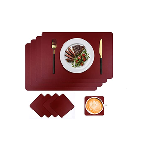 Tapis de table en cuir Chauffer les restaurants et la cuisine Napperons d'extérieur Salle à manger Décorations de table de patio au meilleur prix - Product Image 6