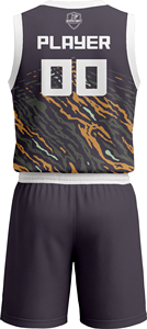 Uniforme de Baloncesto Hecho en Pakistán, Camiseta de Equipo y Pantalones Cortos de Sublimación, Uniforme de Baloncesto con Color Personalizado - Product Image 3