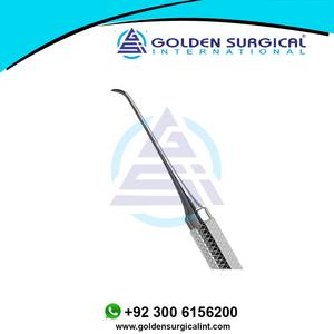 1/2 anteriore della lama della Curette Hutchinson. Strumenti chirurgici per set dentale produttore con impugnatura doppia - Product Image 2