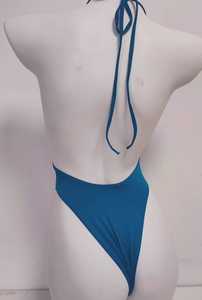 Conjunto de Bikini Personalizable con Micro Bra, Estampados de Frutas, Animales y Lisos, Decoraciones de Encaje con Pedrería, Logotipo en la Parte Delantera de la Cintura - Product Image 3