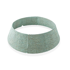 New color woven water hyacinth round Christmas <b>tree</b> <b>collar</b> skirt Christmas decorations <b>tree</b> made in Vietnam factory - Product Image 4