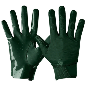 Gants de football américain de conception de logo personnalisé ODM de service d'OEM cuir léger confortable avec entièrement poignée - Product Image 6
