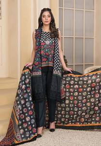 Faisalabad ชุดสูทปักลายสำหรับผู้หญิงชุดแต่งกายปากีสถานจากผ้าคอตตอน/สนามหญ้าสุดหรู - Product Image 4