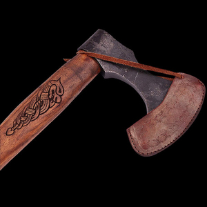 Wholesale Customized Premium Quality OEM ODM Service Professional Damascus Hand Forged Carbon Steel <b>Axe</b> for <b>Camping</b> and Survival - Product Image 6