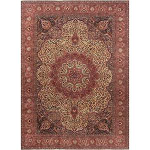 Tapis en laine noué à la main Aalam Gold Pae-5007, grand format, motif médaillon, pour la maison, la chambre, le couloir - pour adolescents, par Jaipur Rugs US - Product Image 1