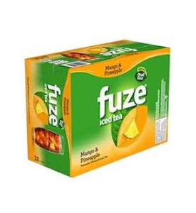 Venta al por mayor FuseTea Mango Piñaña, 24 latas de 330ml, 4 paletas, pedido mínimo para distribuidores que buscan bebidas tropicales heladas de primera calidad - Product Image 3