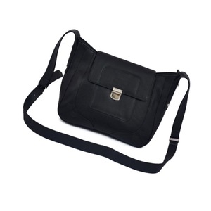 กระเป๋าสะพายสำหรับผู้หญิงแฟชั่นคุณภาพสูงกระเป๋าสะพายหนัง PU สีดำ - Product Image 2