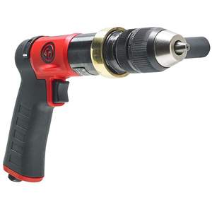 Taladro Neumático de 1/2 Pulgada con Portabrocas sin Llave, 0.47 HP/350W, Mango Tipo Pistola, 10.3 Ft. Lbf/14 NM Torque de Par, 840 RPM, Taladro Percutor Neumático - Product Image 2