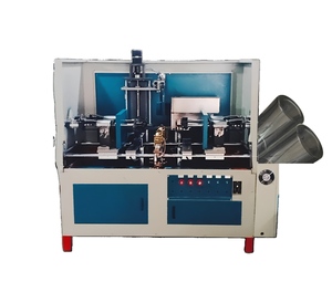 Touch Screen Control Optional Graphite Cutter Double Station Round or square Tubes Glass Bottle <strong>Bottom</strong> Sealing Machine - Product Image 1