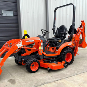 Livraison gratuite Kubota BX23S tracteur agricole avec chargeur à fixation rapide et godet 342hrs 4WD 23HP moteur Diesel 540 PTO 3 points d'attelage - Product Image 1