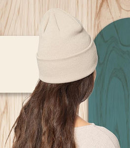 หมวกบีนนี่ฤดูหนาวของผู้ชายกันน้ำกันลมระบายอากาศได้3D ขนแกะปักลายพรางสำหรับกีฬากลางแจ้งหมวกล่าสัตว์ - Product Image 5