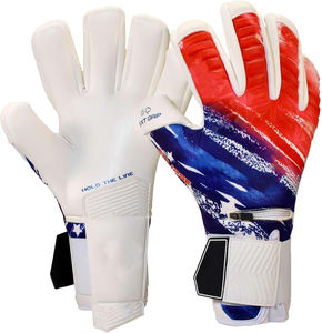 Guantes de Portero de Fútbol de Látex de Alta Calidad, Impermeables, Transpirables, con Correa de Muñeca Ajustable, Diseño Engrosado para Uso en Exteriores - Product Image 4