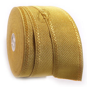 Golden 6-50mm Bullion Braid Cinta de encaje brillante Uniforme de infantería para mangas y accesorios a precios asequibles - Product Image 2