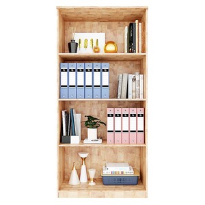 Archivador Minimalista de 4 Niveles de Madera de Caucho con Puertas Abatibles con Cerradura para Oficina, Taller, Oficina en Casa y Hogar - Product Image 3
