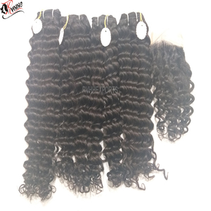 Remy cheveux naturels raides de donneur vente en gros de cheveux bouclés - Product Image 5