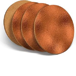 Stainless Steel Metal <b>Set</b> <b>of</b> <b>6</b> <b>Coaster</b> for Kitchen Tea Coffee Dining <b>Table</b> Top Decorative <b>Coaster</b> - Product Image 5