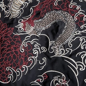 Veste bomber de rue en gros pour hommes, veste bomber personnalisée avec broderie de dragon pour hommes, veste de mode automne pour hommes, veste hip hop - Product Image 5