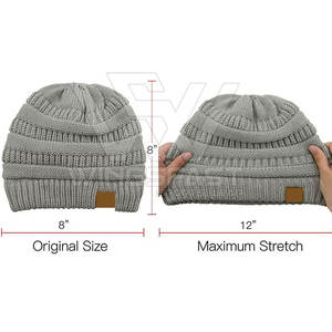 Hot Sale High Quality 100% <b>Wool</b> Jacquard <b>Beanie</b> Hat Winter Warm Outdoor Use Winter Warm <b>Beanies</b> Hat - Product Image 6
