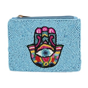Modern Seed Beads Zipper Coin Purse <b>Small</b> <b>Wallet</b> Handmade Floral Beaded Embroidery Coin Purse Pouch - Product Image 6