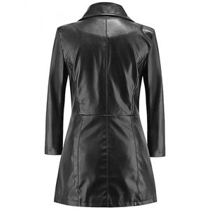 Manteau en cuir pour homme de haute qualité, personnalisable, pour le printemps et l'automne, fabriqué en usine - Product Image 5