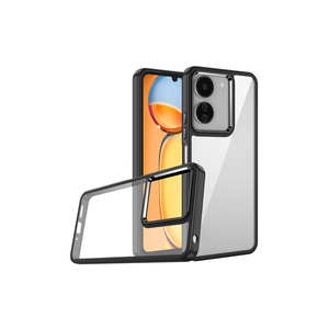 Funda Protectora de Silicona con Diseño Floral ASMA para Xiaomi Poco C65, Funda Premium para Teléfono Móvil en Negro - Product Image 1