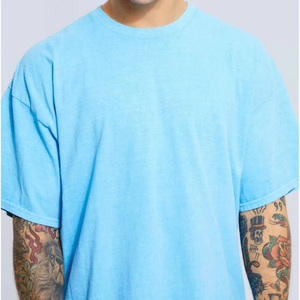 T-shirt léger de haute qualité pour hommes Chemises décontractées pour adultes en polyester/coton de couleur unie Prix de gros Impression numérique - Product Image 5