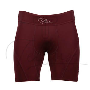 ราคาขายส่ง กางเกงออกกำลังกายผู้ชาย กางเกงรัดกล้ามเนื้อ เอวยางยืด สีพื้น แห้งเร็ว รับสั่งทำ สำหรับเพาะกาย ขายดี - Product Image 3