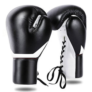 Gants de boxe professionnels pour enfants de haute qualité Logo personnalisé 16oz taille motif imprimé coton et cuir matériel pour le Sport - Product Image 1
