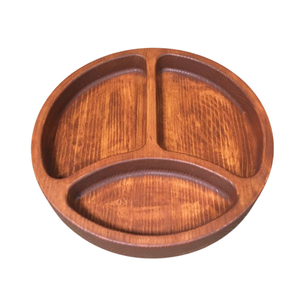 Bandeja de madera de mango de primera calidad hecha a mano, bandeja organizadora de aperitivos, bandeja de madera Floral de forma redonda única para plato de servicio de dulces - Product Image 1