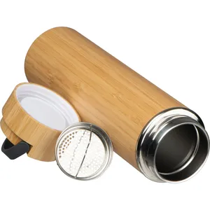 แก้วน้ำสแตนเลสแบบกำหนดเองลายไม้ไผ่สำหรับการขายส่ง - Product Image 3