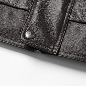 Nouvelle arrivée Veste en cuir pour usage extérieur Meilleure qualité Couleur et taille personnalisées Veste en cuir à vendre - Product Image 4