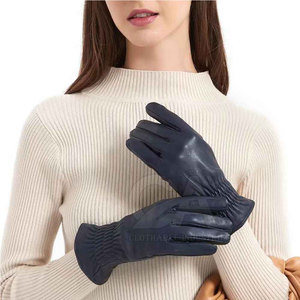 ถุงมือหนังแฟชั่นคุณภาพสูงขายดีสำหรับฤดูหนาวกลางแจ้ง ดีไซน์ใหม่ ถุงมือหนังแฟชั่นจากปากีสถาน - Product Image 2
