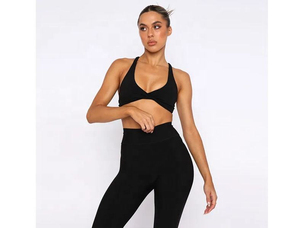 Sujetador deportivo para mujer con logotipo personalizado, precio de reventa de alta calidad, ropa deportiva para gimnasio, ropa deportiva ligera y transpirable de talla grande para mujer - Product Image 4