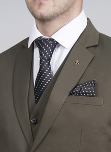 Traje Clásico Verde para Hombre de 2 Piezas, Suministro Directo de Fábrica, para Bodas, Fiestas y Uso Diario, Disponible para Exportación - Product Image 2
