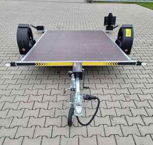 Remolque para Motocicletas LORRIES PT75-2617, Remolque de Transporte de Bicicletas de Eje Único de 750 kg, 255×170 cm - Product Image 5