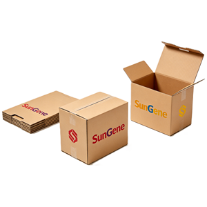 Cartons de transport en carton ondulé personnalisés utilisant du carton recyclé avec impression de logo - Product Image 3