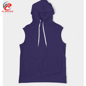 Chaleco Deportivo sin Mangas para Hombre, Sudadera con Capucha, Impresión de Logotipo, Chaleco de Gimnasio, Sudadera con Capucha para Hombre - Product Image 3
