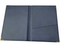 Porte-documents de luxe en cuir PU haut de gamme, couleur personnalisable, 10x5 pouces, qualité supérieure, certifié ISO9001, MOQ 25, pour hôtels et restaurants