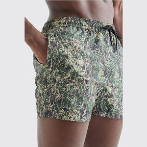 Vente chaude Grande Taille Respirant Regular Fit Summer Wear Logo Personnalisé Imprimé Sublimation 120 Gsm Plage Hommes Shorts de Bain - Product Image 5