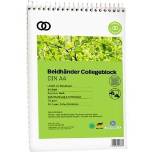 New Title "Soennecken Oeco A4 Lined <b>Memo</b> <b>Pad</b> 80 Pages Environmentally Friendly" - Product Image 1