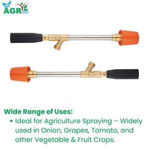 Pistola de Pulverización con Tapa de Cerámica SS de 16 mm, 1 Pie de Longitud, Pulverizador de Agua de Alta Presión para Agricultura, Herramienta de Cuerpo de Acero Duradero - Product Image 2